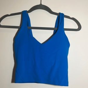 lululemon align tank blue nile size 2